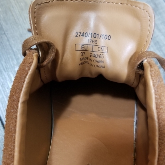 Zara Brown Suede Fringe Ladies Sneakers Size 6.5 US or 37 EU - Picture 7 of 9